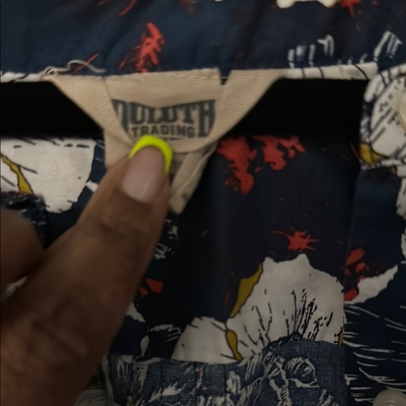 White Long Sleeve Boxy Painters Blouse with pockets - Picture 3 of 5